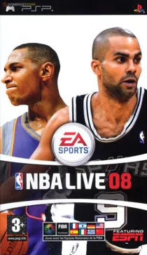 NBA Live 08 (EU) box cover front